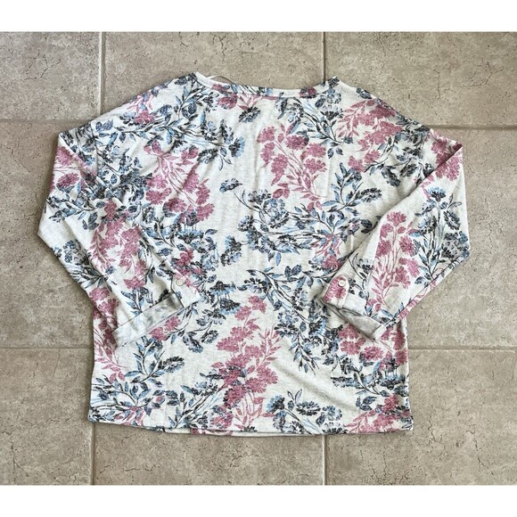 Cupid Size Large Blush Floral Spring Pullover Sweater Top NWT - Picture 2 of 6